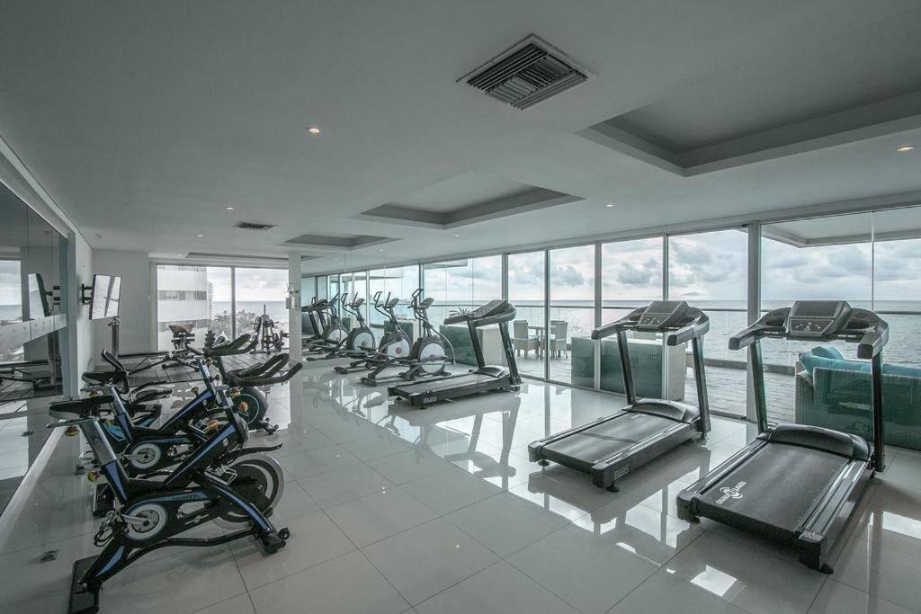 公寓 3404 Palmetto Frente A La Playa Cartagena