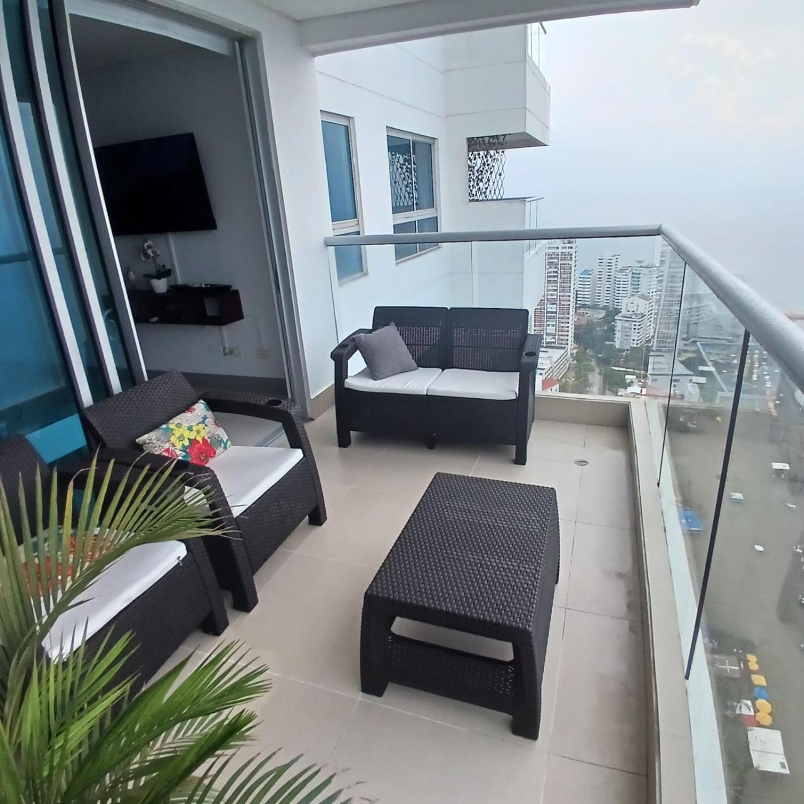 公寓 3404 Palmetto Frente A La Playa Cartagena