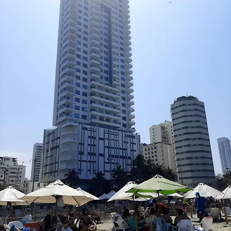 Apartamento 3404 Palmetto Beach Frente A La Playa Cartagena Exterior photo